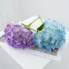 Flores de hortênsia artificiais com sensação de hidratação, de flores grandes, para casamentos, arranjos florais e decoração de parede, flores de hortênsia artificiais para exportação