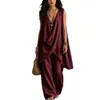 2026 Primavera/Verão Novo Conjunto de Praia Moda Feminino Sem Mangas Cor Sólida Europeu e Americano Transfronteiriço Amazon Wish Comércio Exterior