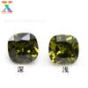 Fertilizante 14# amarillo olivo 15# olivo 16# verde olivo circón fábrica al por mayor 5A circón de piedra desnuda acabado