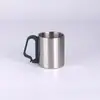 Mini Copo de Aço Inoxidável 304 com Alça, Copo de Carro, Copo de Carro com Logotipo Imprimível, Caneca para Atacado