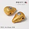 Juego de Conectores de Tres Vías de Aleación de Cobre Chapado en Oro, Cuentas de Eje Universal, Accesorios DIY, Artesanías para Pulseras, Colección