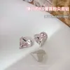 K9 Rosa Rosa Pedrería para Uñas Rosa Claro Súper Brillante Corazón Inclinado Grande Cuadrado Gordo Dulce de Roca Huevo de Paloma Fondo Puntiagudo Pedrería Accesorios para Uñas Decoraciones