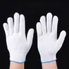 Guantes de Protección Laboral del Fabricante Trabajo Antideslizantes Resistentes al Desgaste Guantes de Algodón al por Mayor Engrosados Cifrados Nylon Guantes de Trabajo para Obra