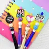 Serie del Día de la Madre de PVC Suave de Goma Dibujos Animados Cuentas Sueltas Venta al por Mayor en Stock Bolígrafo de Plástico Blando Rotatorio Cuentas Focalizadoras Accesorios