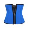 Cinturón corsé de goma para comercio exterior transfronterizo, cinturón deportivo de fitness europeo y americano, cinturón con cremallera de tres senos, cinturón abdominal