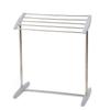 Tendedero Multifuncional para Ropa de Dormitorio de Múltiples Capas Plegable para Toallas Almacenamiento Hogar Interior Simple Reforzado de Piso a Techo Ventana Mirador