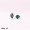 Ágata verde tres ojos nueve ojos cuentas ágata cuentas collar accesorios vintage piedra natural diy hecho a mano cuentas sueltas