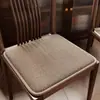 Almofada de Assento Estilo Chinês, Almofada para Cadeira de Jantar, Almofada de Assento para Cadeira de Redwood de Verão, Almofada de Assento Espessa de Esponja, Almofada para Assento de Mesa de Chá, Almofada de Assento de Imitação de Linho