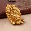 Una sola pieza de un mango giratorio de mahjong, un mango de tetera, un colgante decorativo, un artículo de latón de alta calidad, un artículo coleccionable hecho a mano