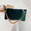 2026 Nova Bolsa Feminina Tendência Bolsa Almofada Veludo Fosco Versátil Bolsa de Ombro Transversal Mais Vendida