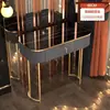 Penteadeira de luxo pequena, conjunto de mesa de maquiagem estilo princesa nórdico moderno simples para quarto