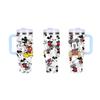 Taza de Coche de 40 oz Taza de Agua Sanrio Taza Labubu Gran Capacidad Termo de Acero Inoxidable 304 para Uso en Casa