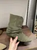 Botines retro de punta, con acabado mate, versátiles y con un estilo chic sin esfuerzo para mujer, incluyendo botas tipo Martin, botas de cowboy Western, botas de montar y botas de caña ancha.