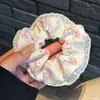 Scrunchie Estilo Coreano Zhao Lusi High-End Estético Ins Estilo Universitário Prendedor de Cabelo Estilo Doce Faixa de Cabelo Feminina