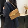 Bolso Elegante para Mujer 2025 Nuevo Bolso Bandolera Simple y Elegante Bolso Cuadrado Pequeño de Hombro Retro Chic