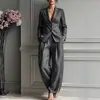 Estilo Nuevo 2026 Europeo y Americano Transfronterizo Estación Independiente de Amazon Conjunto de Chaqueta de Traje Casual de Moda con Pantalones Largos Conjunto de Dos Piezas para Mujer