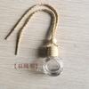Cordão de Carro Frasco de Perfume Aromaterapia para Carro Frasco Vazio Pingente de Vidro Pingente de Perfume Pendurado Garrafa de Óleo para Carro