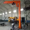 Sala de grúa monobrazo para carga y descarga de mercancías grúa monobrazo grúa pluma pequeña 2 toneladas rotación eléctrica de 360 grados brazo basculante giratorio Grúa