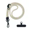 Goma para cordón de teléfono móvil de 10 mm de grosor, cuerda ajustable en diagonal, clip para teléfono móvil, cordón anti-pérdida, cordón para cuello