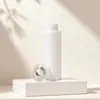 Botella pulverizadora personalizada de plástico PET de 120 ml para dispensar tónico, botella vacía ligera de pulverización fina, material de embalaje para productos químicos de uso diario