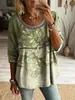 2026 Moda Femenina Europea y Americana Estilo Transfronterizo Único Casual Patchwork Encaje Cuello Redondo Top Vintage para Verano