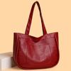 Bolso de Mujer Transfronterizo 2025 Nueva Moda Bolso Tote de Hombro de Alta Gama Combinable para Viaje de Negocios Gran Capacidad Portátil Bolso de Axila