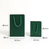 Bolsa Tote Pequeña de Regalo de Color Sólido de Venta Caliente Bolsa de Papel Simple para Joyería Bolsa de Embalaje para Collar Anillo Venta al por Mayor