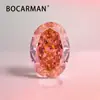 Piedra Suelta de Zircón Corte 8A Forma de Huevo, Piedra de Accesorio de Joyería Brillante Colorida, Suministro Directo desde Fábrica de Origen, Exclusivamente para Comercio Electrónico, Stock Listo Transfronterizo
