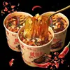 Fideos Calientes y Ácidos Famosos en Internet Fideos Instantáneos Caja al por Mayor de Fideos de Camote Clase Aoban Recipiente Grande Fideos Instantáneos Fideos Caracol Bocadillos