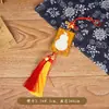 Pingente de Cartão Rígido Brocado de Canção Marcador de Página de Papel de Arroz Cartão de Papel Mini Cartão da Sorte Caligrafia Manuscrita Criativo Cultural DIY Presente Pingente de Carro