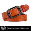 Nuevo Cinturón Retro de Cuero Genuino Cinturón de Piel de Vaca Pura Cinturón Ancho para Mujer Estilo Coreano Cinturón Decorativo Pantalones Casuales Bolso al Por Mayor