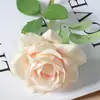 Guau Terciopelo Simulado Personalizado Rosa Individual Decoración de Pared de Flores Casera Boda Día de San Valentín Pared de Flores en Cascada Roja Mano