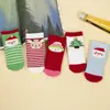 Calcetines Navideños Infantiles Clase A, Calcetines de Algodón Otoño e Invierno para Niños y Niñas, Calcetines Navideños, Calcetines Gruesos para Bebé de Media Pantorrilla Yx