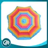 Suministrar (Impresión de dirección) Sombrilla de Playa No Tejida Rayada Sombrilla para Exteriores Protección Solar Plegable Protección UV