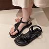 Sandálias Romanas de Solado Macio de Nicho para Mulheres, Novo Lançamento Verão 2026 Versátil Moda Casual Design Chinelo Calçados de Praia
