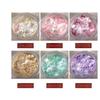 Flores Secas Originais Glitter Pó Opalino de Alto Brilho Mistura Especial Verão Nail Art Ultra-Fino Concha Flocos de Mica Pó de Glitter