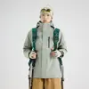 Nueva chaqueta tres en uno para exteriores de talla grande para hombres y mujeres, ropa de trabajo para hombres para escalar en las montañas, abrigo cortavientos