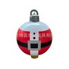 Pelota Inflable de Navidad de Plástico 2023 Nueva Pelota Transparente Ondulada Globo Decoración Navideña Pelota de Playa Engrosada Ecológica