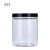 Botella de plástico cilíndrica recta para té de flores y frutas 1350ml tapa de rosca PET plástico transparente botella recta redonda botella de empaque de frutas secas
