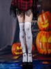 Meias transfronteiriças meias femininas meias de panturrilha emagrecedora coxa preta sobre o joelho meias teia de aranha meias de Halloween