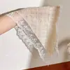 Diadema de Punto de Encaje Dulce Estilo Coreano para Mujer, Diadema Exquisita de Alta Gama, Pañuelo para el Cabello Estilo Pastoral, Accesorio para el Cabello de Parte Superior Alta