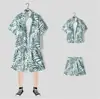 Camisa floral de manga corta de verano para hombre, shorts hawaianos de viaje para la playa, conjunto casual para el hogar, corte holgado, talla grande