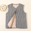 Ropa interior térmica para niños, uniforme escolar, artefacto, ropa abrigada para niños y niñas, top cálido de algodón, traje de otoño e invierno.