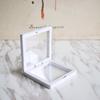 Caja de suspensión de película PE caja de embalaje caja de exhibición de joyería caja para polvo de collar caja de almacenamiento para uñas caja transparente para joyería