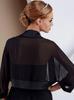 Chal Delgado Europeo y Americano Nuevo Primavera y Otoño Verano Chifón Fiesta Nupcial Pequeño Wape Protector Solar Transpirable Vestido de Mujer con Mangas