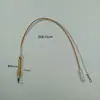 Accesorios para Encendido de Estufa de Gas Juego Completo Termopar de un Hilo Válvula Solenoide Aguja de Doble Hilo Protección contra Apagado de Llama Quemar