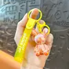Llavero Colgante de Conejo Colorido Creativo Dibujos Animados Pareja Accesorios para Bolsos de Coche Llavero de Conejo Regalo Venta al por Mayor