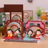 Souvenirs de Tendencia Nacional: Adornos de Escena Acrílicos de Dama de la Dinastía Tang, Nuevos Adornos Pequeños de Mesa Estilo Chino para Sala de Estar, Souvenirs Culturales y Creativos