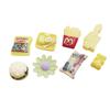 Serie de set amarillo caliente transfronterizo accesorios de resina simulación caramelo hamburguesa oso hecho a mano material diy al por mayor