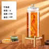 Botella de Vino Cilíndrica Delgada, Botella de Vidrio Espeso sin Plomo, Botellas de 2.5 kg a 15 kg, para Ginseng, Cuerno de Ciervo, Hierbas Medicinales, Vino de Frutas